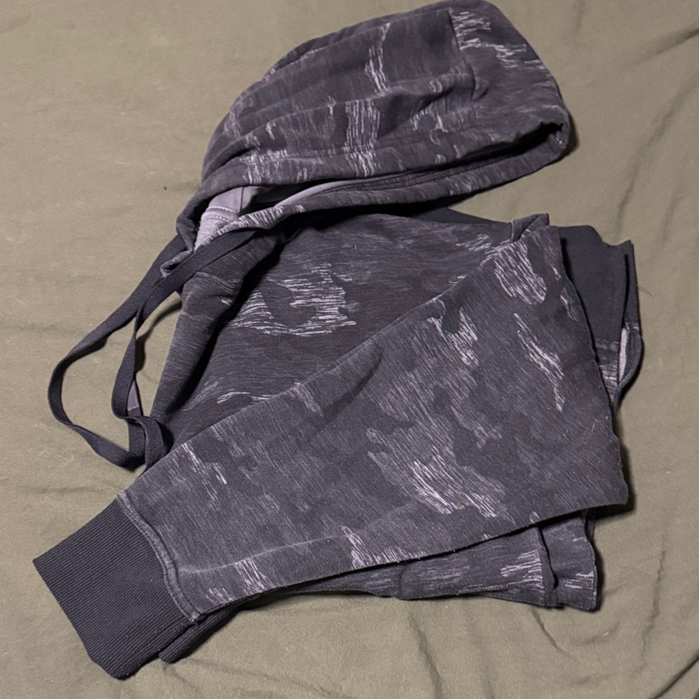 Logo Athletic Gray Hoodie